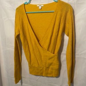 Yellow sweater